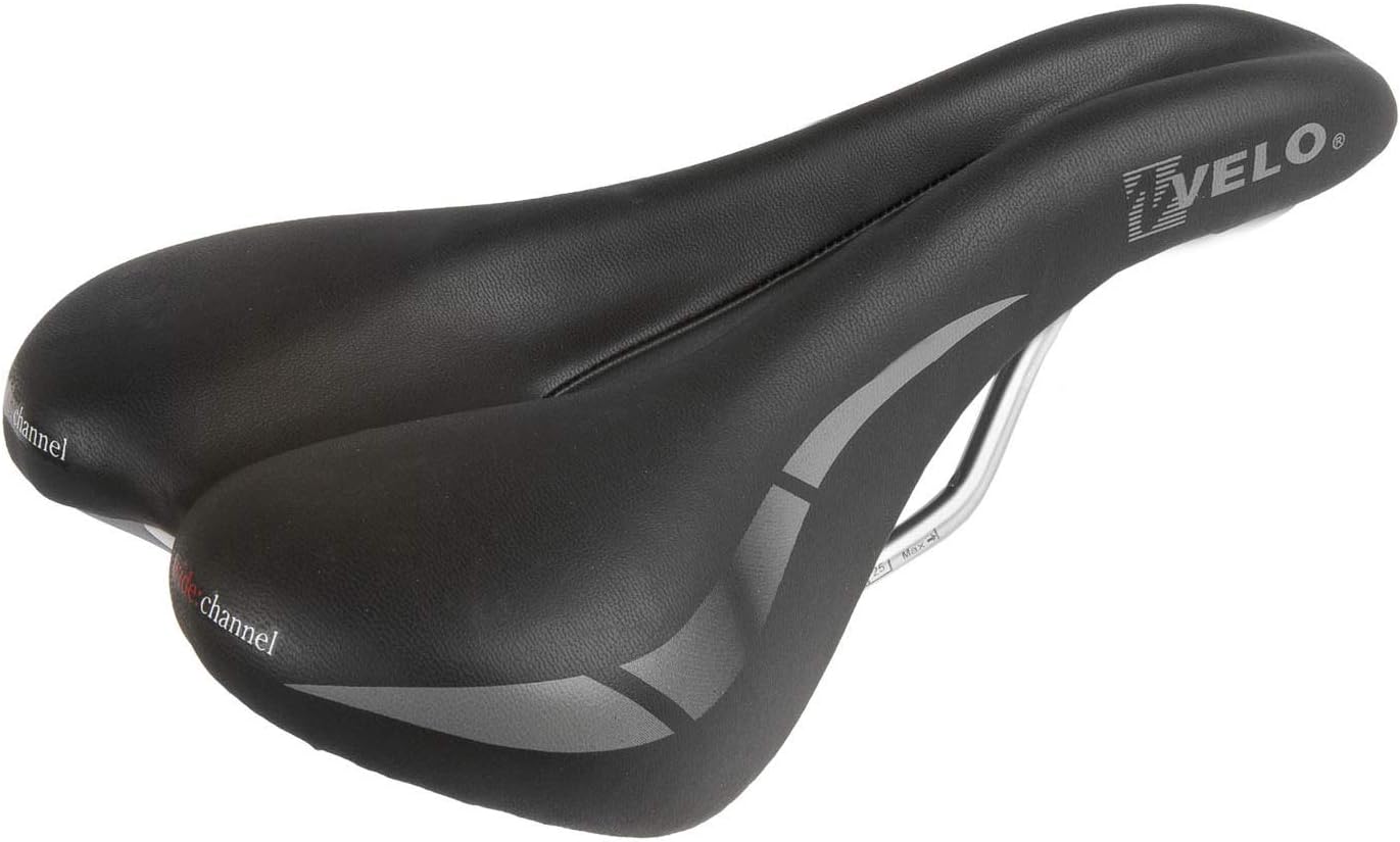 VELOBio:Logic Bicycle Saddle Great Replacement for Spin Bikes Including Peloton, Nordic Track, Pro Form and Others
