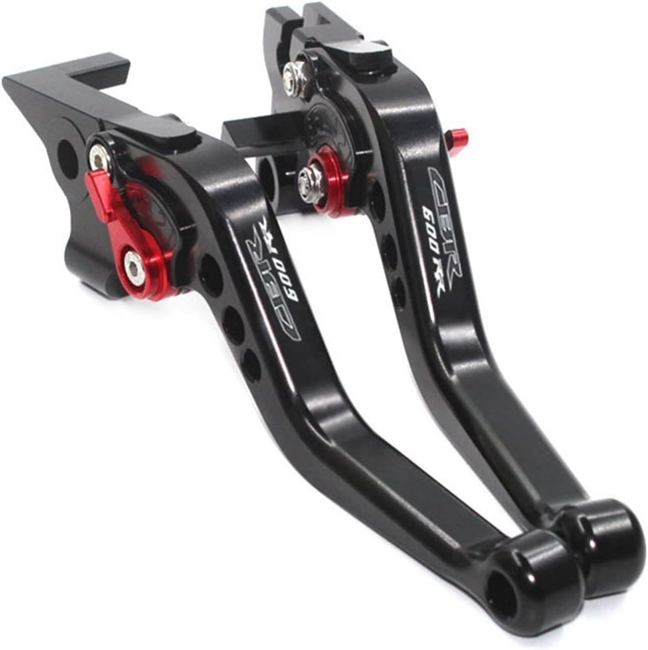 CNC Motorcycle Adjustable Short Clutch Brake Lever for CBR600RR CBR 600rr 2003 2004 2005 2006 Motorbike Accessories (Color : Black B)