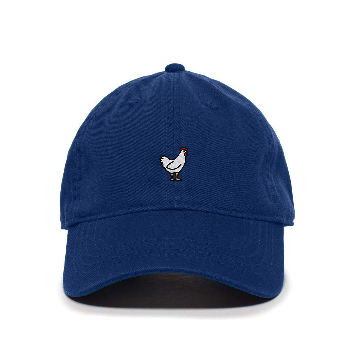 Tech Design Chicken Embroidered Baseball Cap Cotton Adjustable Dad Hat