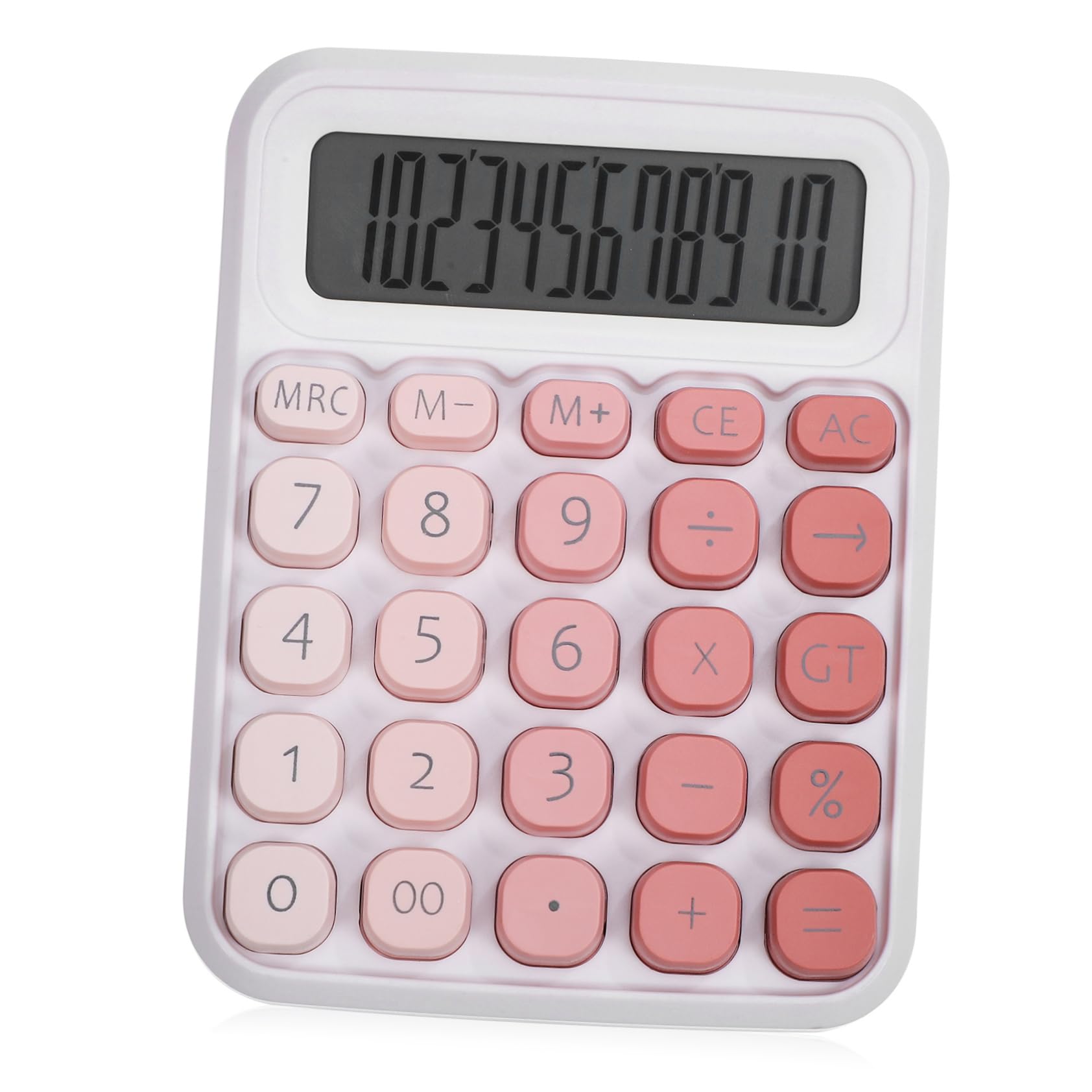 DOITOOL 4 Piezas Calculadora de Botones calculadora de Estudiantes Mostrar a Rosa a de Escritorio pequeña a as de Escritorio el plastico
