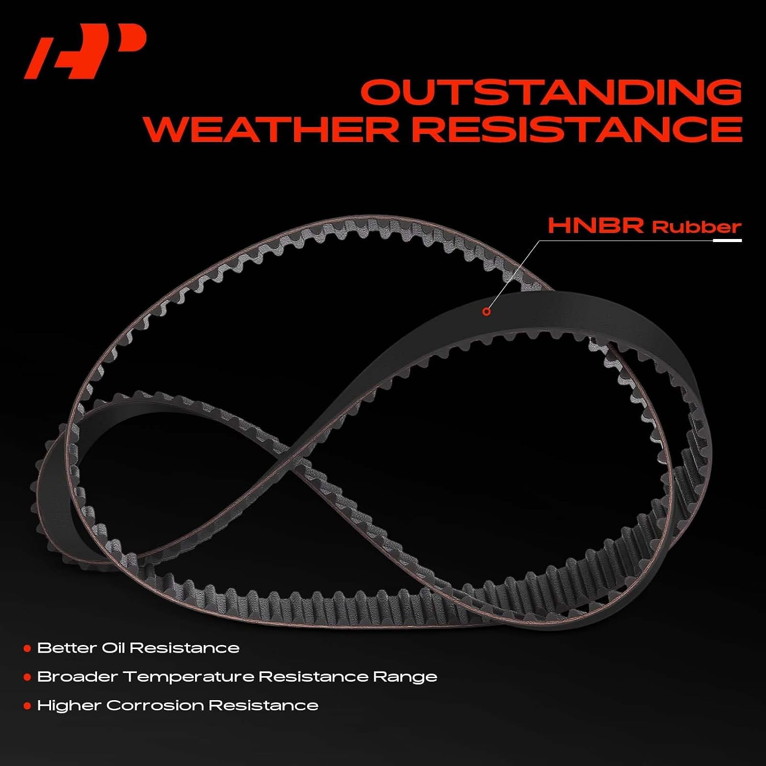 A-Premium Engine Timing Belt Compatible with Dodge Avenger Neon 1995-1999 & Chrysler Sebring 1995-1999 & Mitsubishi Eclipse 1995-1999 & Eagle Talon 1995-1998 & Plymouth Neon 1995-1999, 2.0L