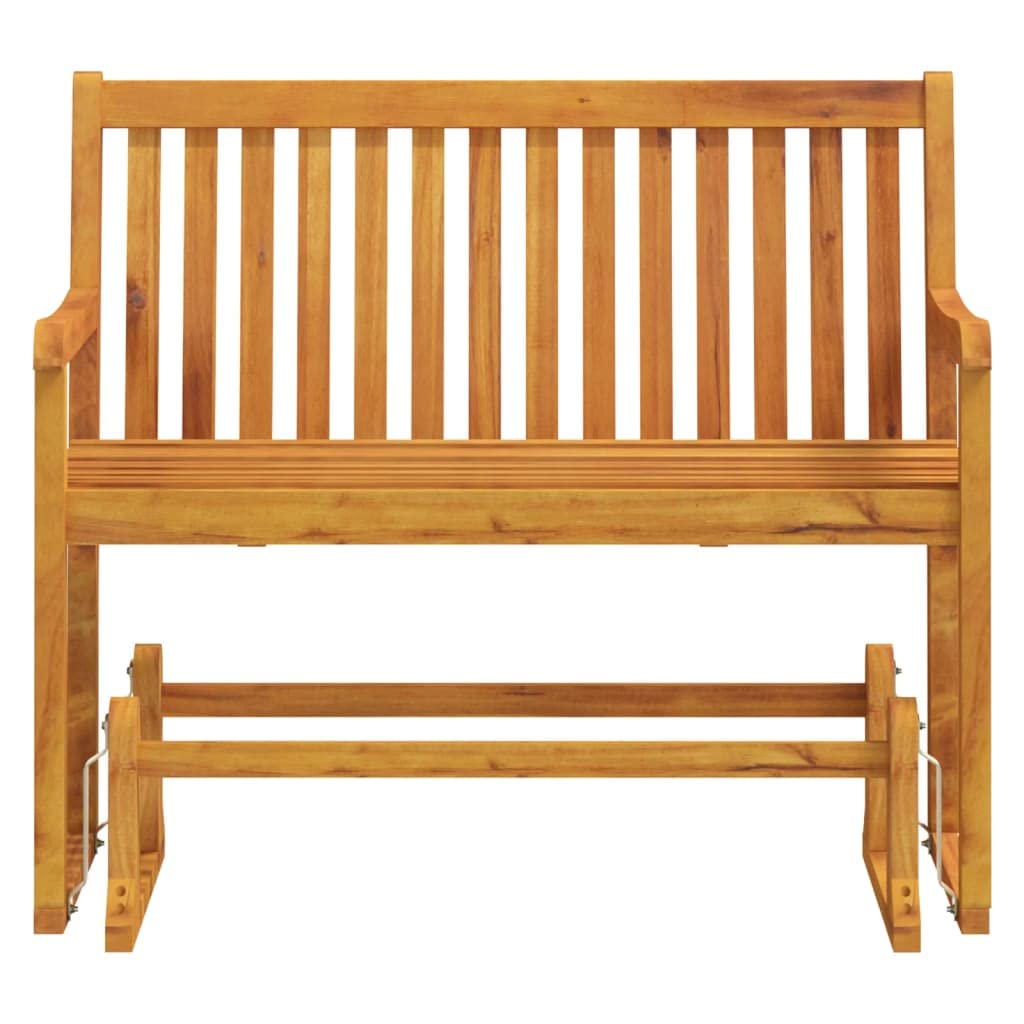 vidaXL Banco balancín de jardín 110 cm Madera Maciza Acacia