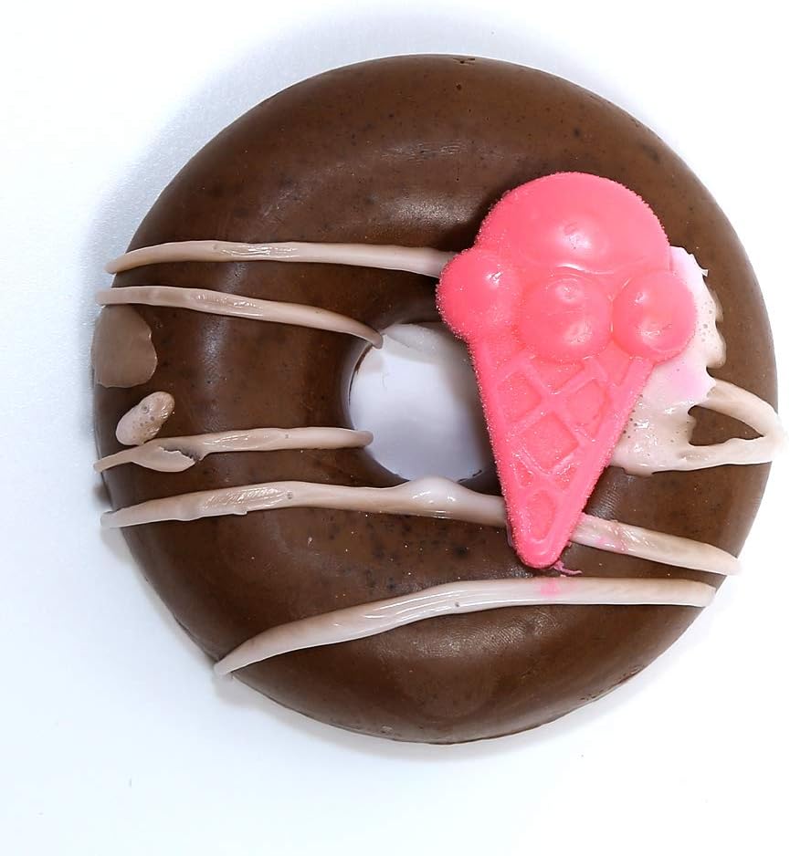 Laviche Chocolate Donut Shape Essential Bathing Soap Organic & Handmade For Kids, All Skin Types (100g)