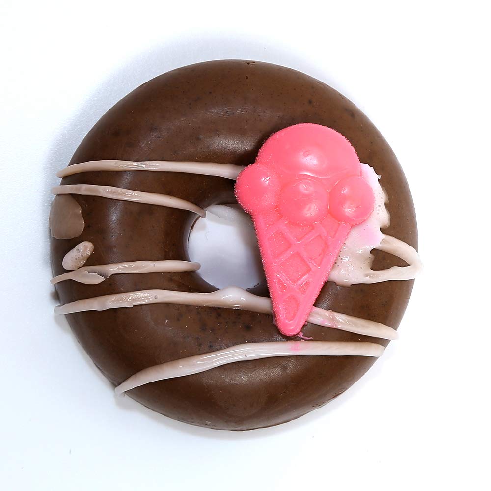 Laviche Chocolate Donut Shape Essential Bathing Soap Organic & Handmade For Kids, All Skin Types (100g)