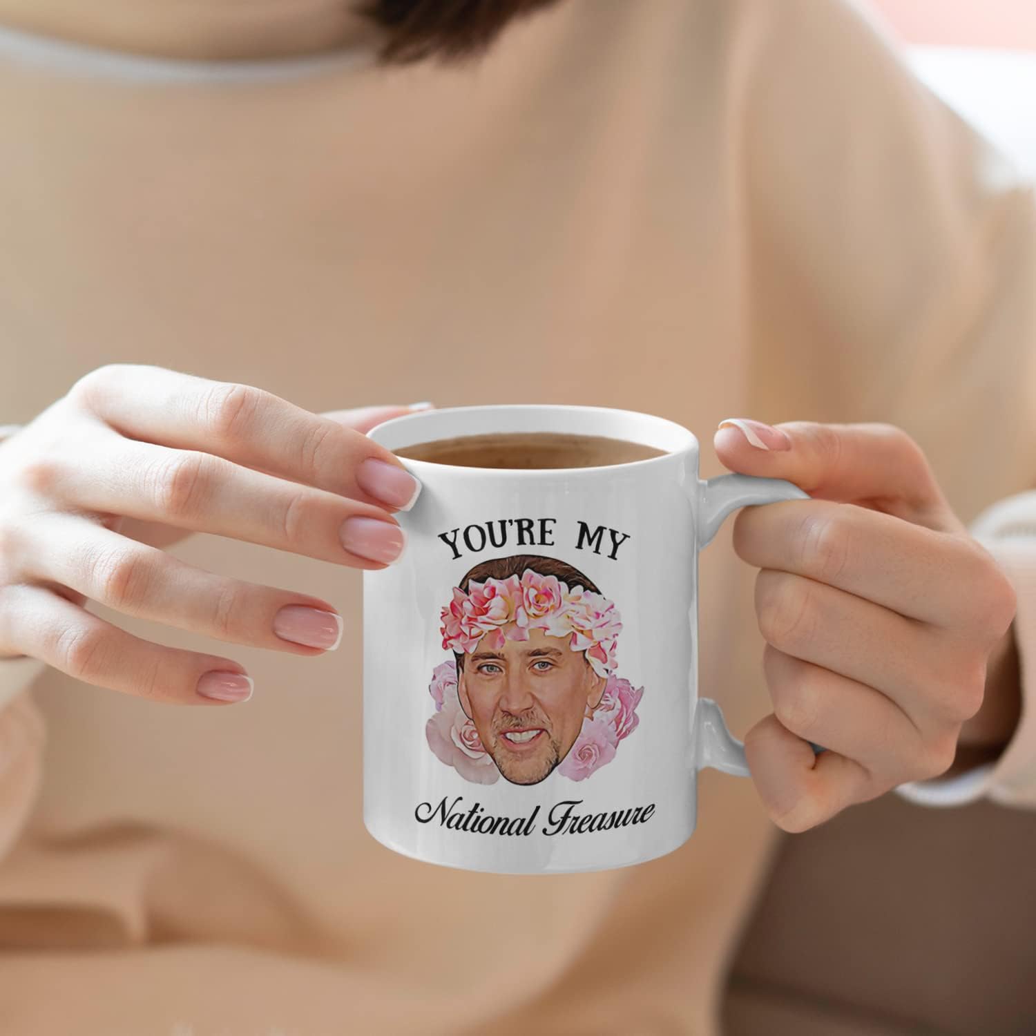 Funny Coffee Mug - You're My National Treasure - White Elephant Gifts for Adults - Fun and Unique Coffee Cup - Gag Gifts for Christmas Valentine's Day Birthday Mother Father Friend - 11oz - Image 7