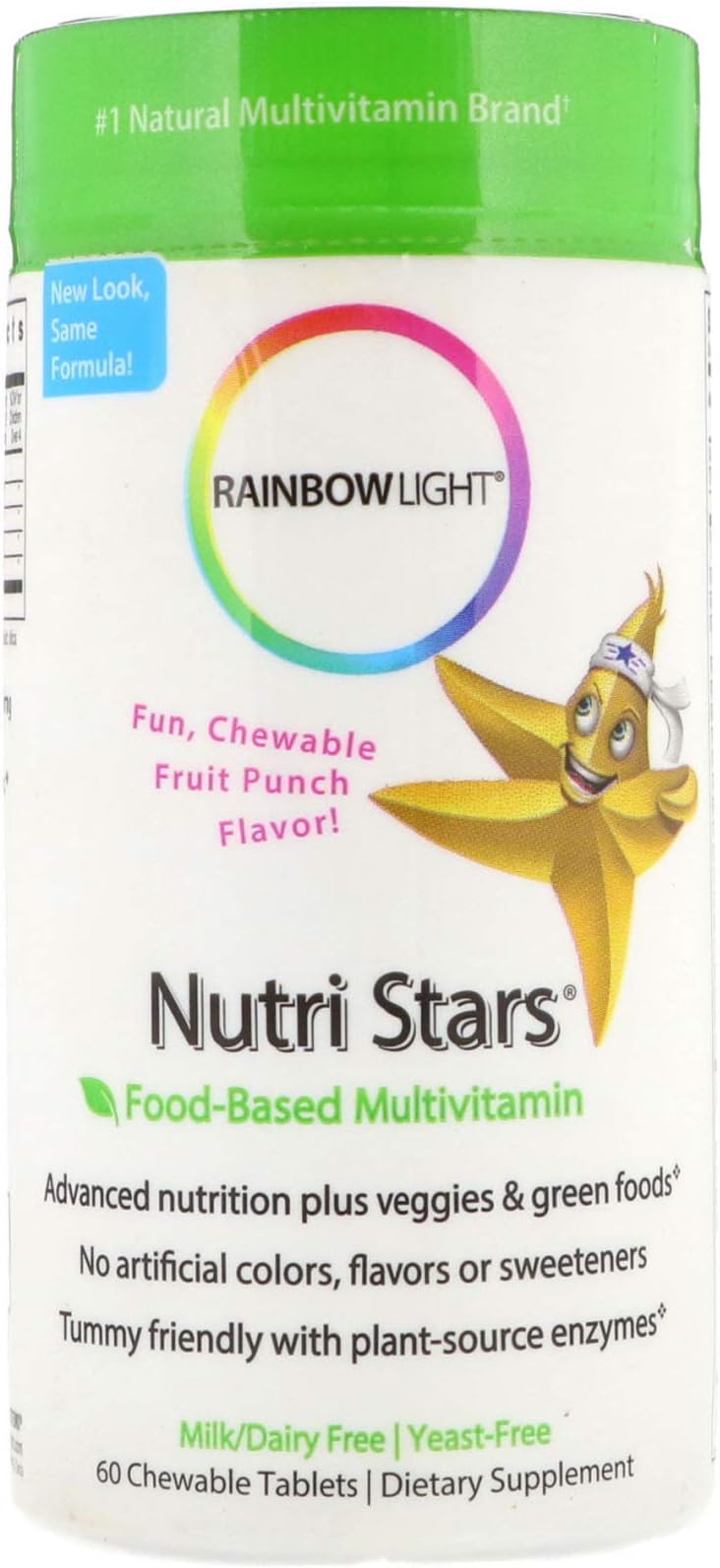Rainbow Light NutriStars Delicious Fruit Blast - 60 Chewable Tablets
