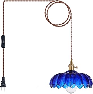 XZHGCEE Glass Pendant Lights Kitchen Island: Modern Glass Pendant Lamp for Di...