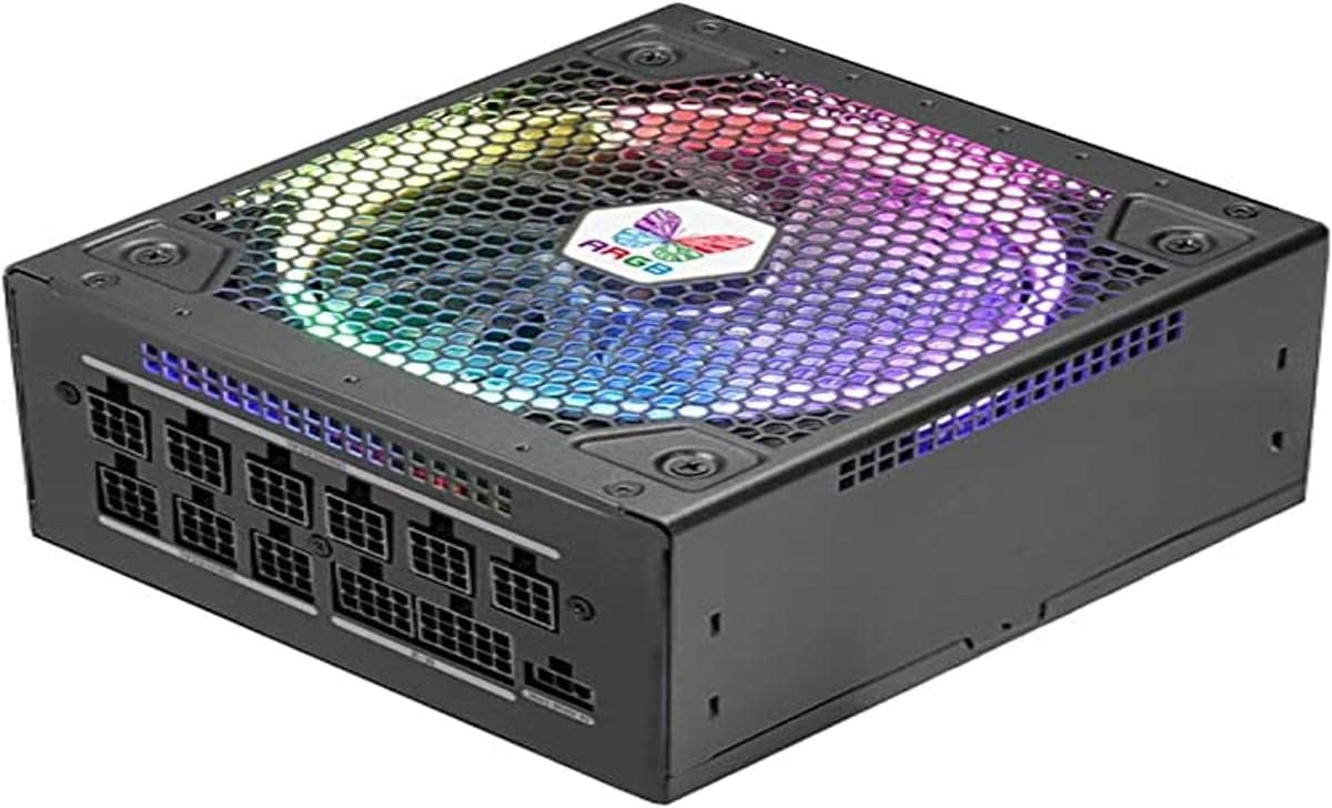 650 Watt Super Silent Netzteil Mit 120mm Lüfter Super Flower Leadex III ARGB 80 Plus Gold Netzteil, modular - 650 Watt