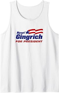 Newt Gingrich For President 2024 Gingrich '24 Republican USA Tank Top