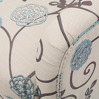 Christopher Knight Home Arabella Fabric Club Chair, White And Blue Floral 29.1D x 29.9W x 36.6H in 61bwXDo5nNL. SS400