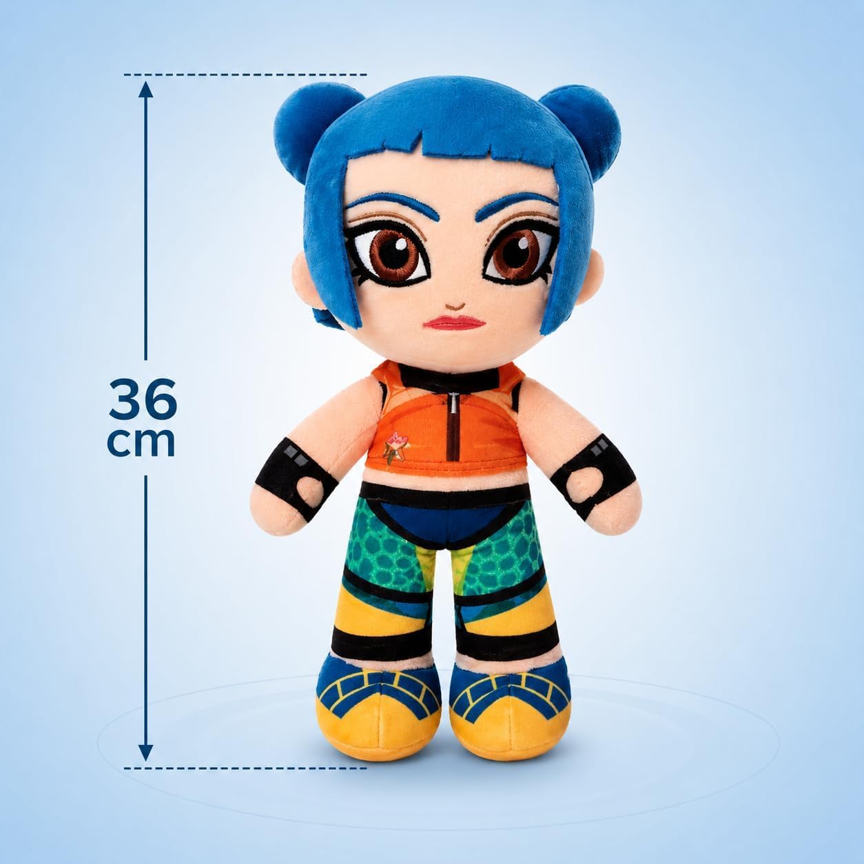 K-POP Set 3 Plüschtiere GRANDI Rumi Mira Zoey - Höhe 36 cm - weiche Stoffpuppen zum Sammeln von koreanischen Band - Mehrfarbig