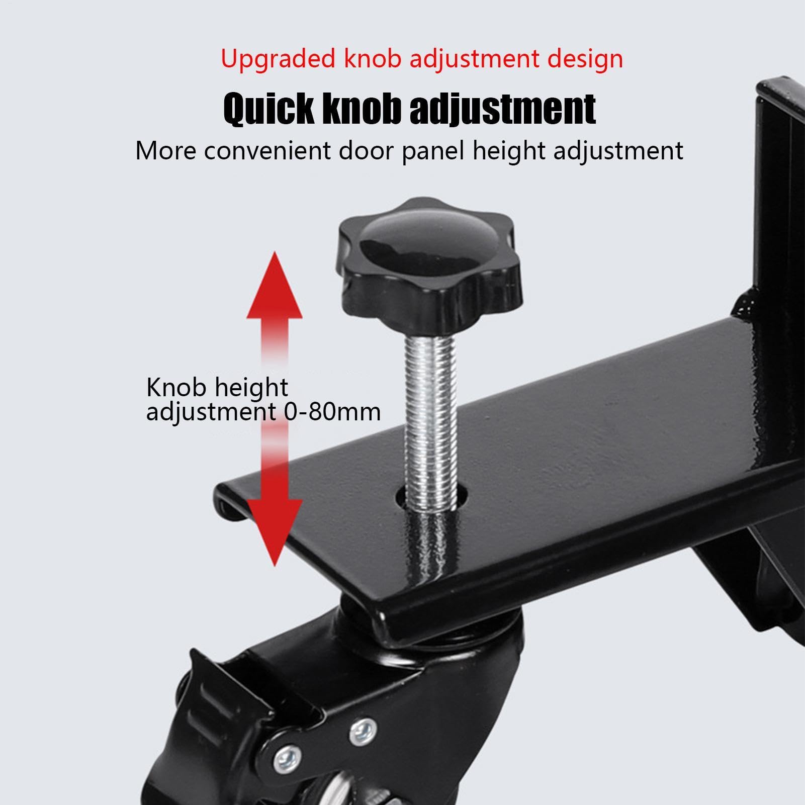Door Lift, Heavy-duty Door Installation Trolley With 360-degree Rotating Wh