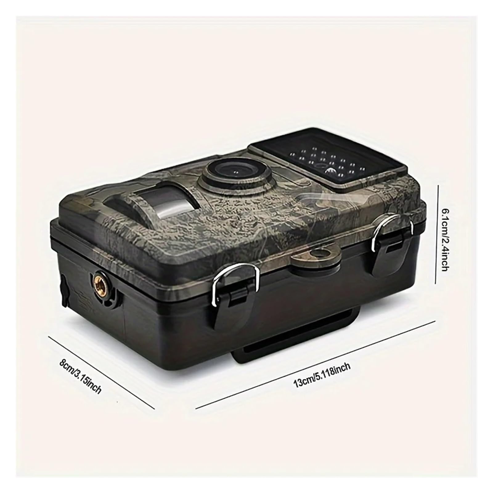 Kamera Obserwacji Dzikiej Przyrody Kamera Myśliwska Dziki Noktowizor Na Podczerwień Outdoor Motion Trail Game Cam Aktywowana Śledząca Fotopułapka Wild Surveillance(NO Card)