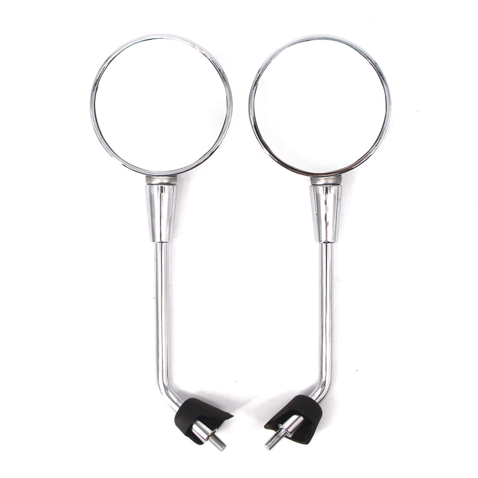 Lenkerspiegel Set Für Piaggio Fly & ET4 50-150ccm 2006-2014 - Schwarz, 8mm Gewinde