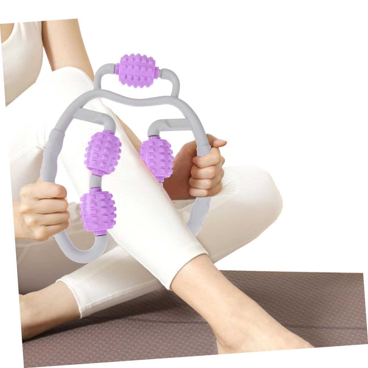 PLAFOPE Rodillos de Masaje Portátil para Antebrazo 2 Piezas, Masajeador Muscular Abs, Alivio de Tensión y Contracturas, Herramienta Ligera para Fisioterapia y Ejercicio en Casa