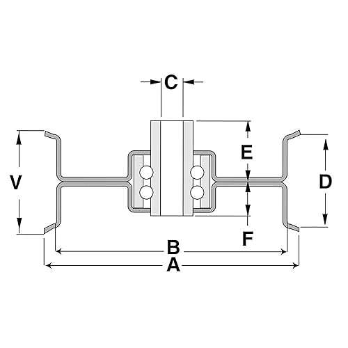 Miniatura 2 de Stens 280-089 Troy-Bilt 1756151, diámetro interior de 0.6875 pulgadas, ancho de 4 pulgadas