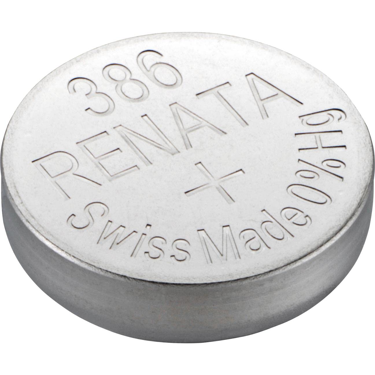 RENATA Set di 10 batterie a bottone in argento ossido 386/SR43W 0% mercurio