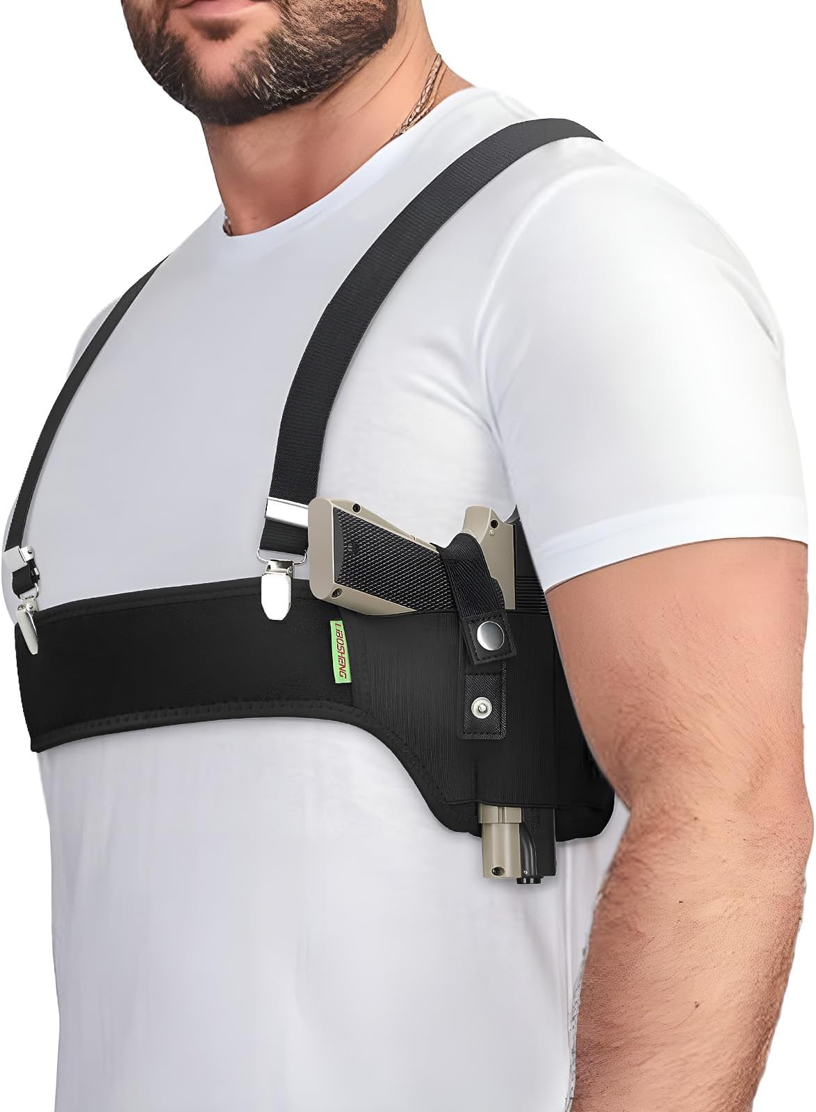 Quick Draw Shoulder Holster - Belly Band Holster for Everyday Comfortable Concealed Carry for Small, Compact and Other Similar Gear
