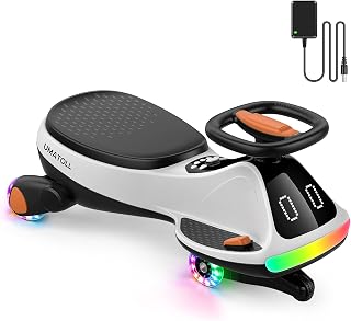 Umatoll 12V Electric Wiggle Car for Kids, Birthday Gifts Toy for Age 3+
