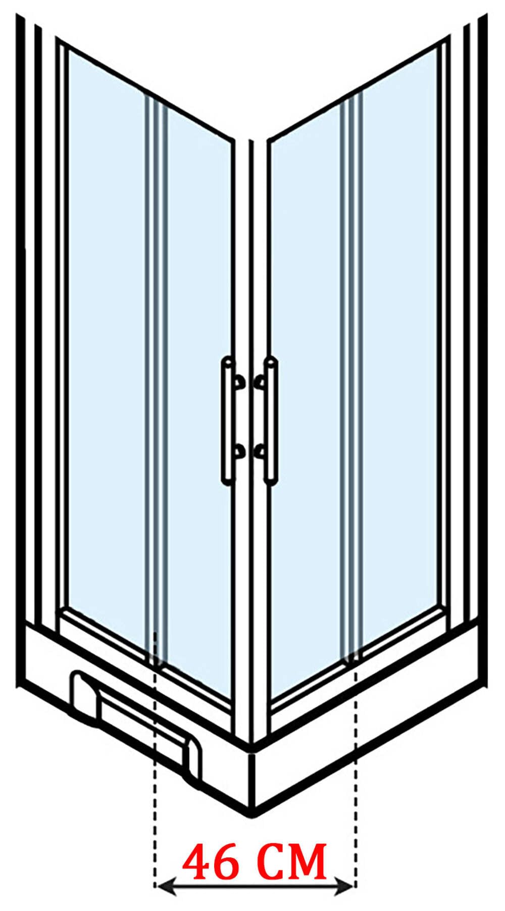 Novellini New Holiday A90 Standard 90 x 90 cm Cabina de ducha multifunción apertura 2 puertas correderas 2 fijas ángulo izquierdo derecho mezclador mecánico cristal Aqua perfil plata estantes altura