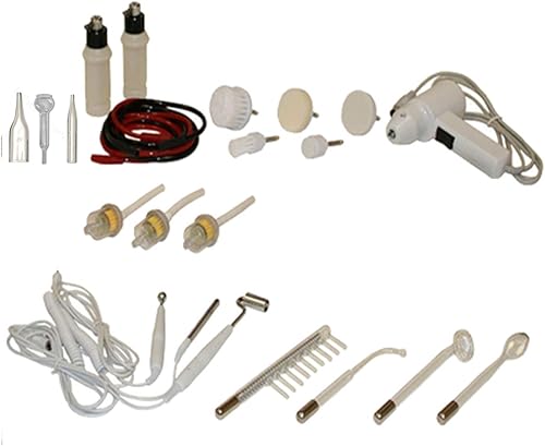 Miniatura 2 de Máquina facial de 5 funciones con galvanizado cepillo giratorio alta frecuencia extractor de vacío difusor de aerosol kit de cuidado de la piel