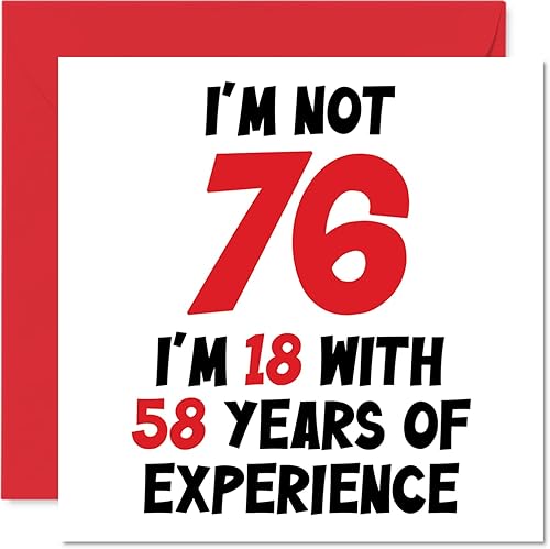 Vista 238 de Tarjeta de cumpleaños número 98 para mujeres y hombres – Not 98 I'm 18 With 80 Years Experience – Divertida tarjeta de cumpleaños noventa y ocho