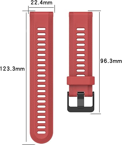 Miniatura 4 de Correa de silicona suave compatible con Garmin Forerunner 955Forerunner 945Forerunner 935Instanct 2InstanctDescent G1Fenix 6Fenix 6 ProFenix 5Fenix