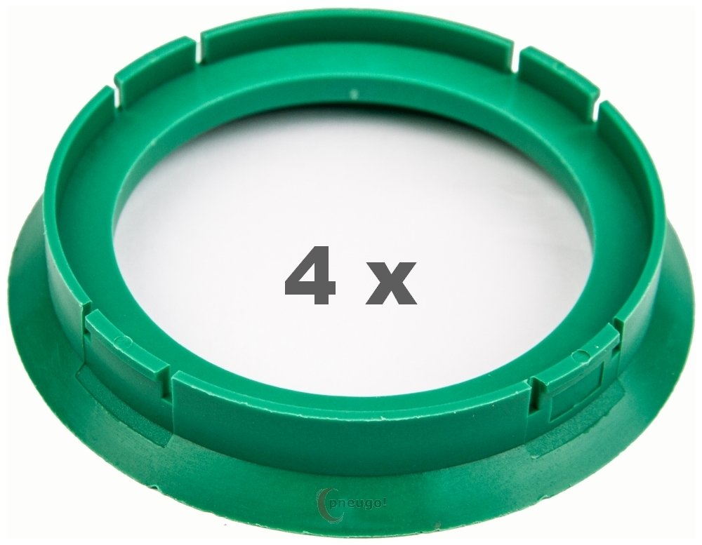 4X Anillos de Centrado Distancia Llantas Aluminio M08 72,2 65,1 Zb para Miglia e