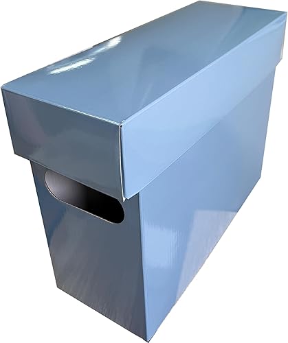 Vista 22 de Caja organizadora de archivos con asa, organizador de archivos para el hogar u oficina (negro)