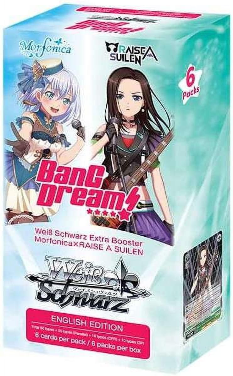Weiss Schwarz: Poppin' Party X Roselia Extra Booster Box [6 Packs]