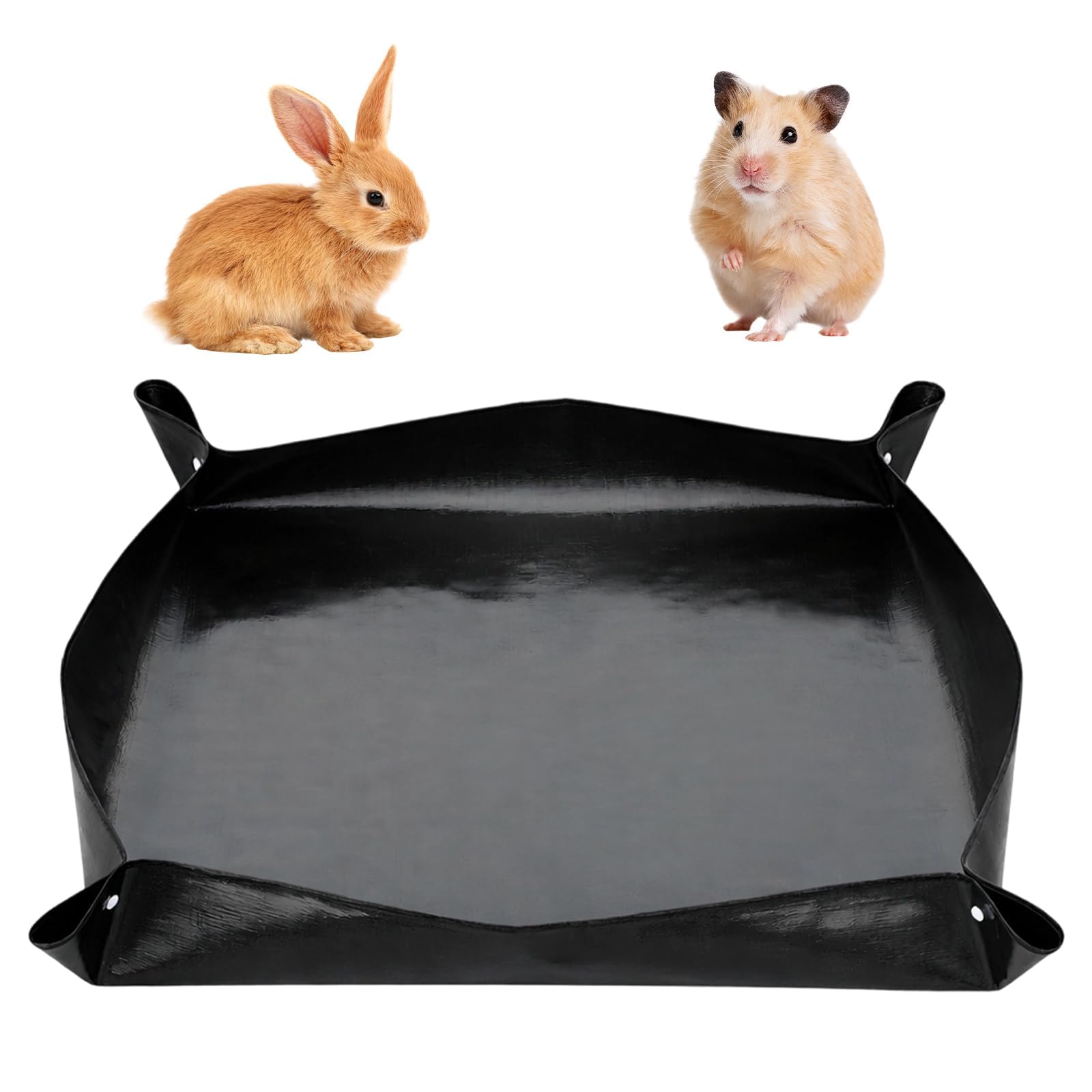 KxrTpx Guinea Pig Cage Liner, Rabbit Cage Liner, Waterproof Pet Mat for Small Animal Cages, Durable Cage Accessories with Thick PE Material, Measuring 100 cm by 150 cm