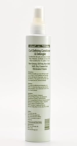 Miniatura 2 de On Natural Next Image - Acondicionador y desenredante de rizos rizados, aceite oleoso desenredante, manteca de karité, aceite de jojoba y vitamina