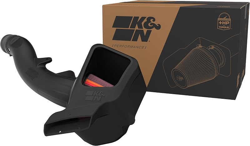 Sistema de admissão de ar frio K&N NextGen com filtro de algodão de alto fluxo para Dodge Durango e Jeep Grand Cherokee – 50-1572