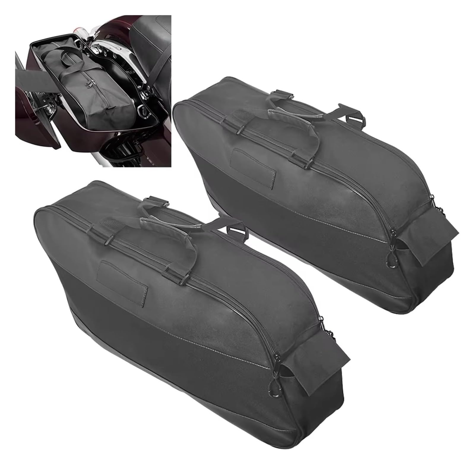 Moto Paraurti Borsa per Touring per Road per King per Electra per Street per Glide per Ultra Portapacchi per Moto Borsa da Sella(1 pc)