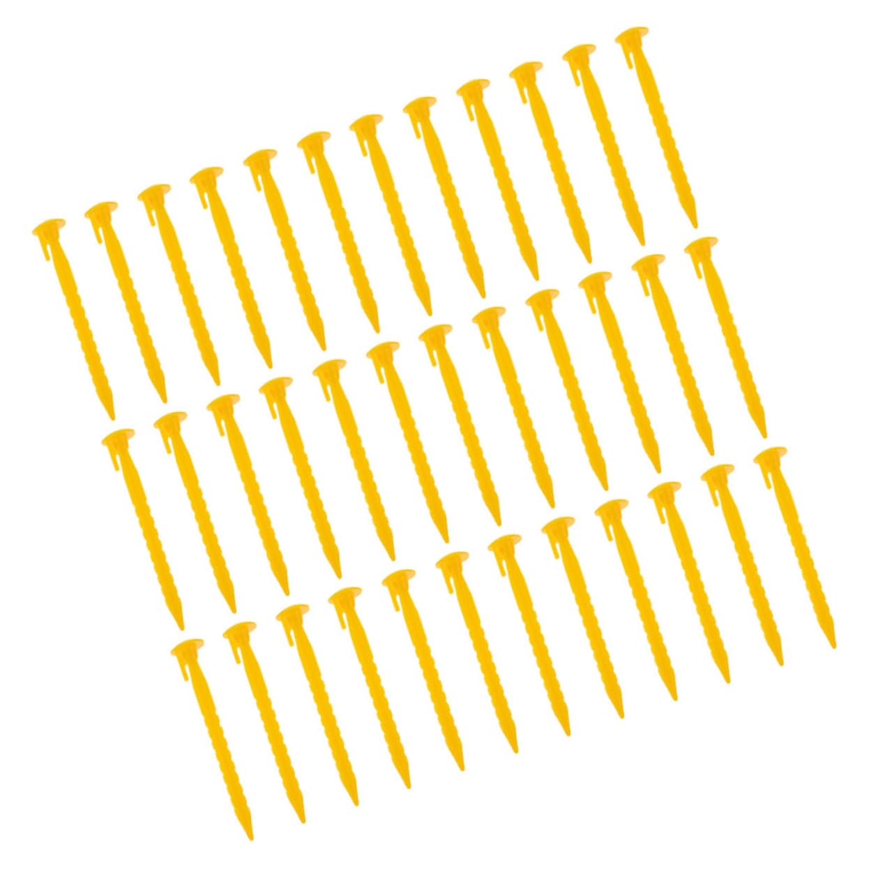 POPETPOP 36piezas Estacas De Plástico para Carpas Reutilizables para Acampar Anclaje para Toldo De Playa