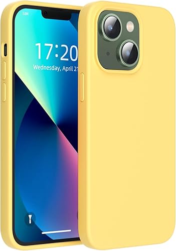 Miniatura 8 de Funda para iPhone 13 Mini, silicona líquida de alta calidad, protección contra caídas de cuerpo completo de grado militar forro de microfibra