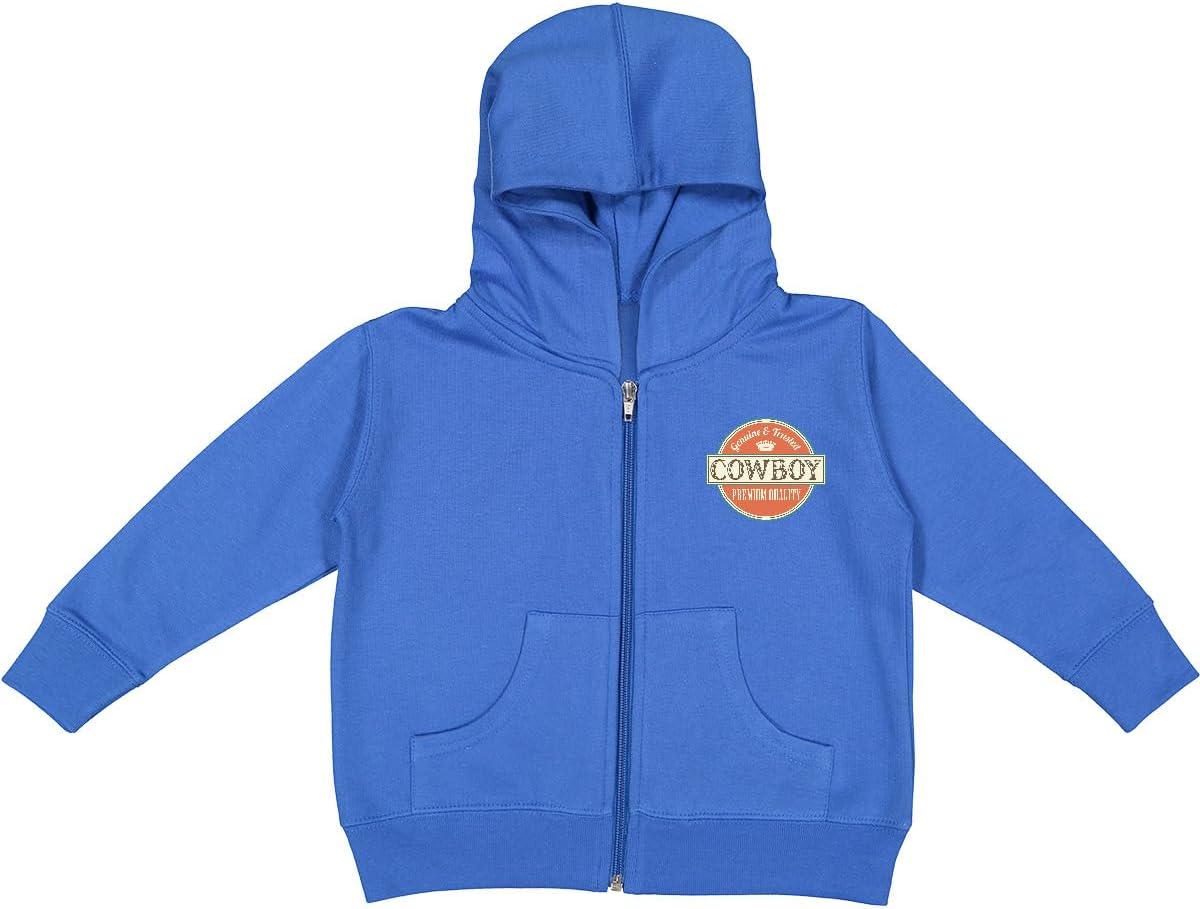 inktastic Cowboy Vintage Logo Toddler Hooded Jacket