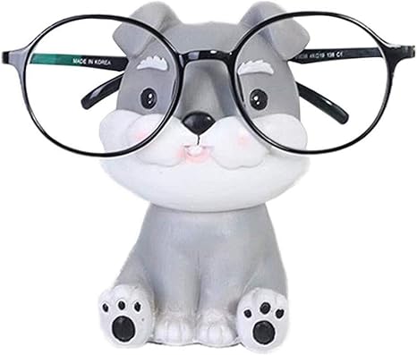 Amazon Co Jp Trysha 子犬犬メガネホルダーかわいい動物のデザインギフト シュナウザー を表示眼鏡リテーナーサングラススタンド サングラス収納 ペット用品