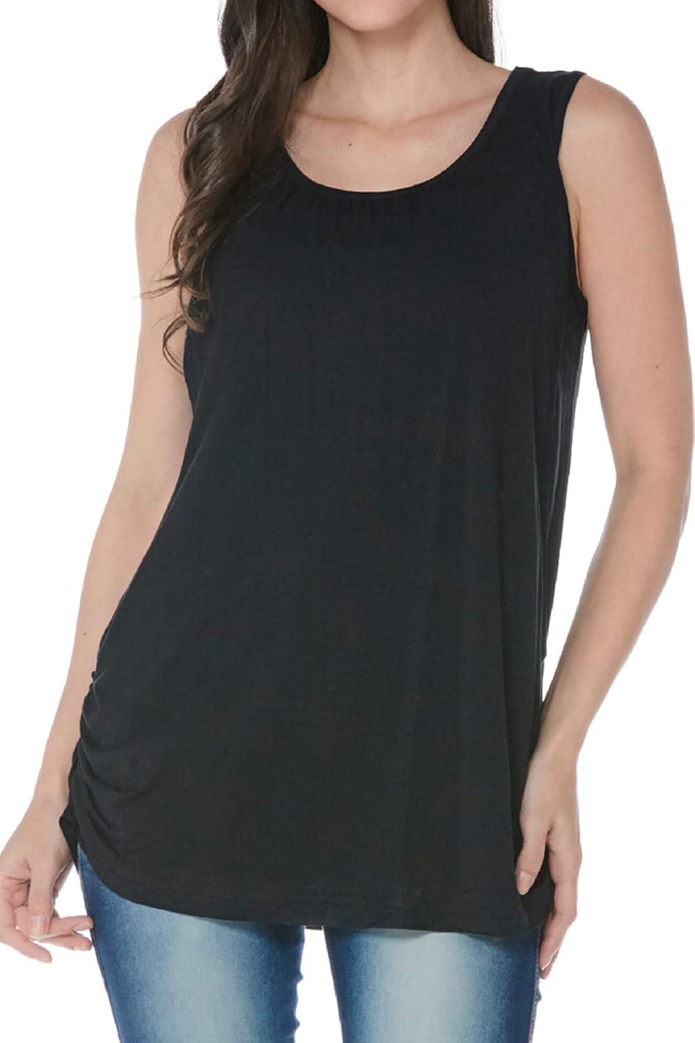 Smallshow Women's Maternity Nursing Tank Tops Breastfeeding Clothes 3-Pack - Image 2