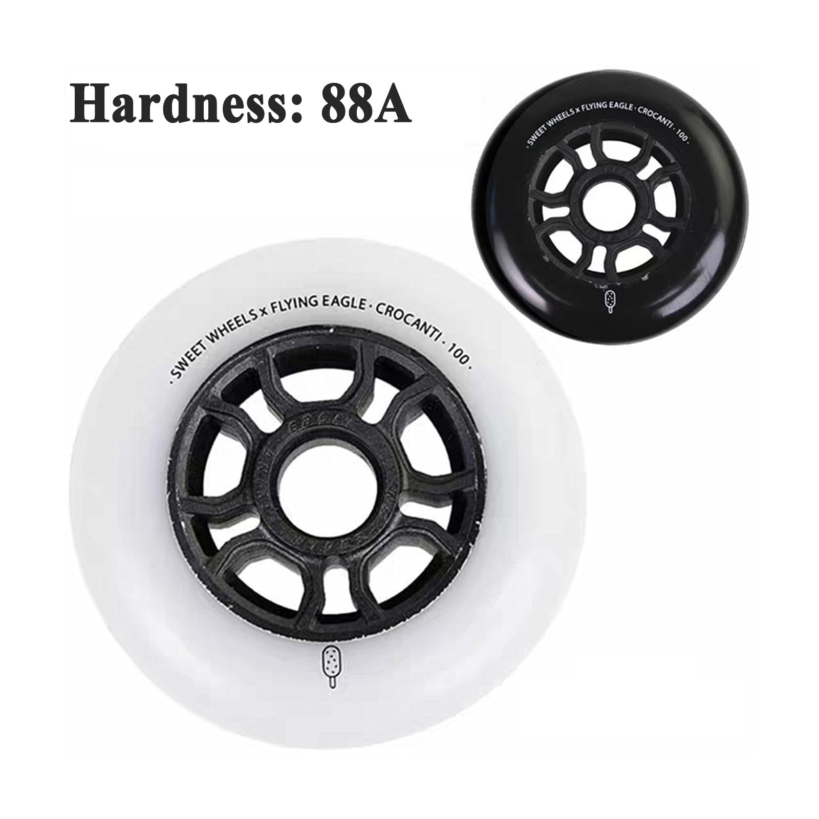 Amazon.co.jp: N/A 86A/88A インラインスケート用ホイール（4枚組