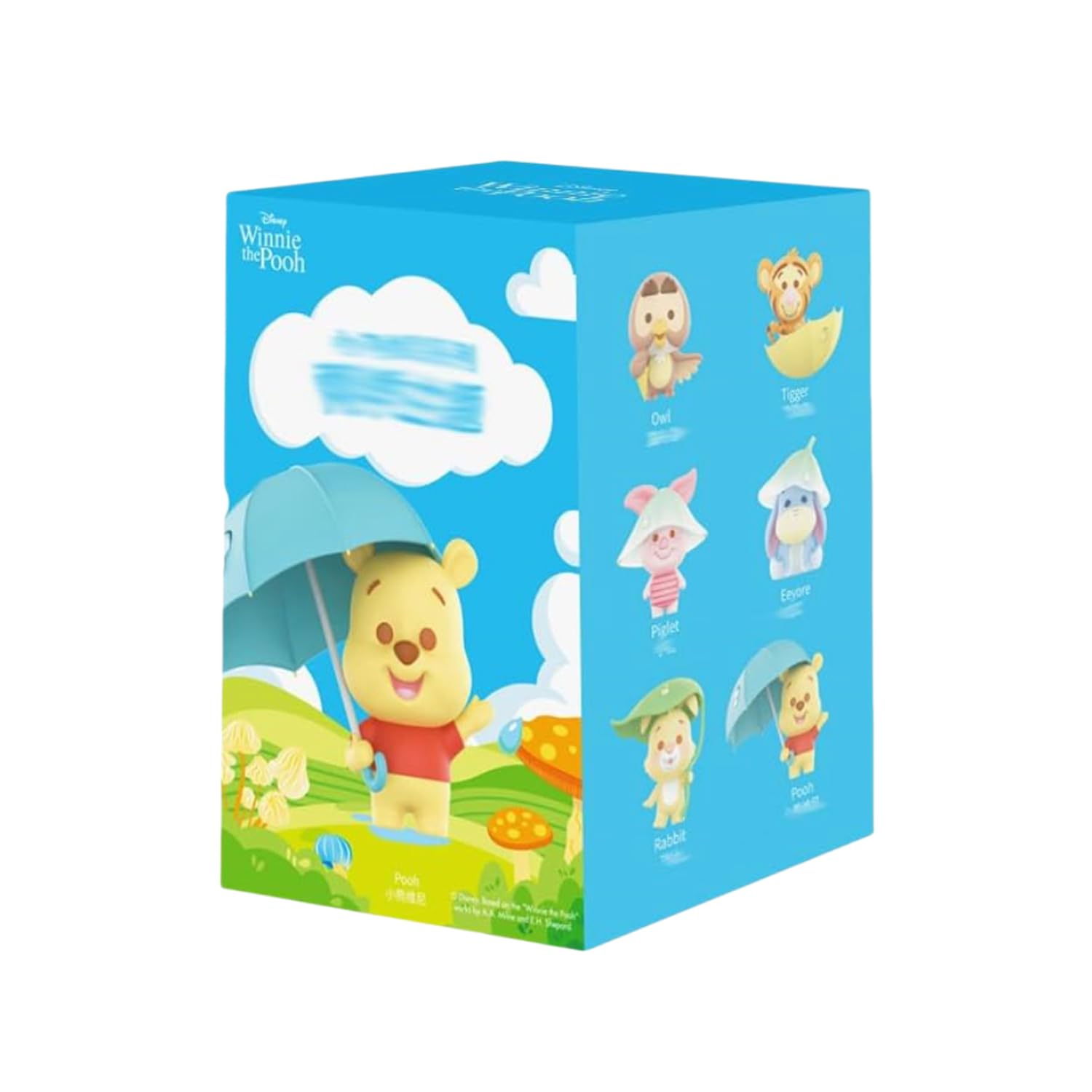 MINISO Winnie-The-Pooh Collection Rainy Season Figure Model Blind Box Random Design Box Toy Collectible Toy for Home Decor Birthday Gifts (Random One Figure)