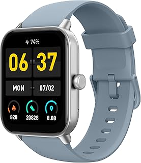 TOOBUR Relógio Inteligente para Homem ou Mulher com Alexa, smartwatch desportivo de 1,8" com 100 desportos, receber e re...