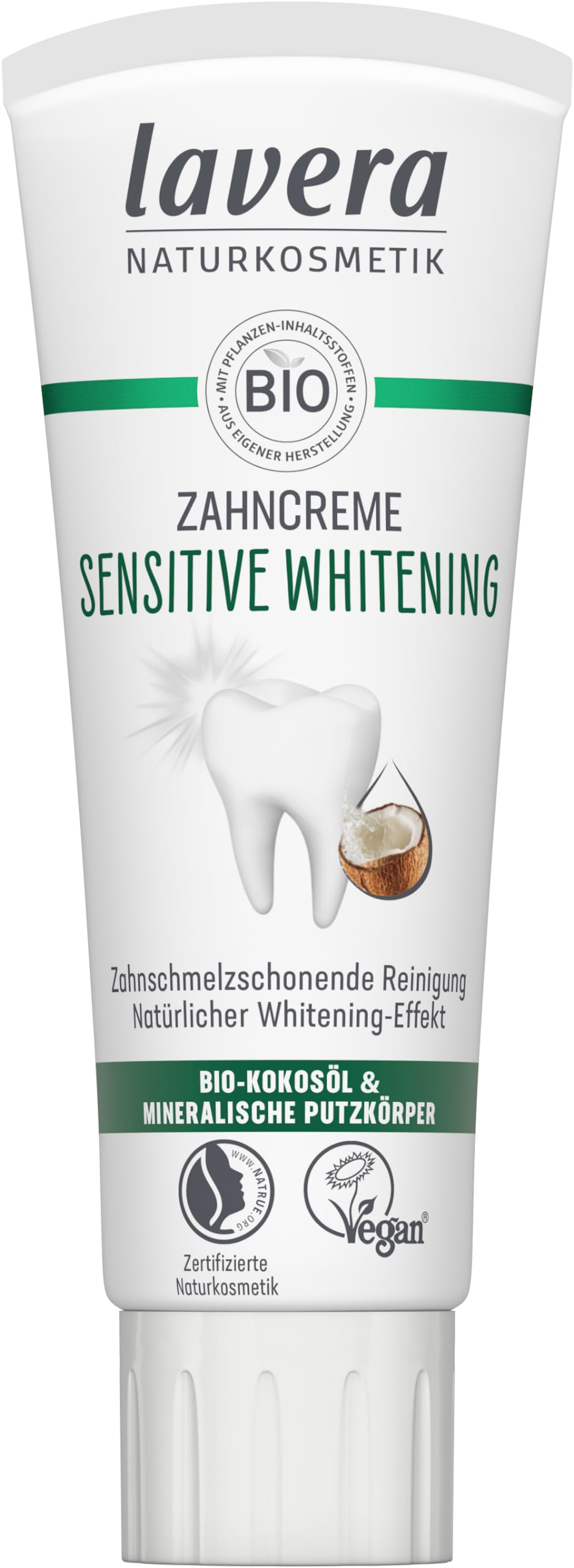 lavera Sensitive Whitening Zahncreme 75 ml