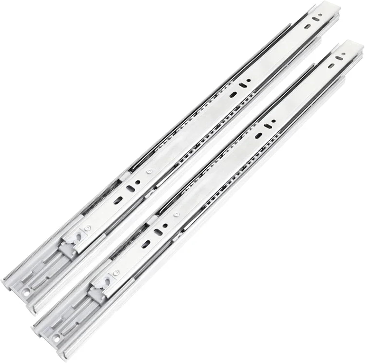 Drawer Slides 1 Pairs Stainless Steel Drawer Runners, Soft Close Slides, Furniture Rails(10 inch (25cm))