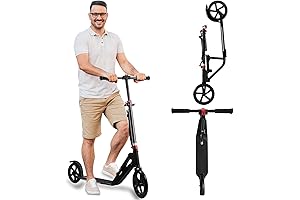 Adult Sized Scooter - Adjustable Height, Foldable, Smooth Glide