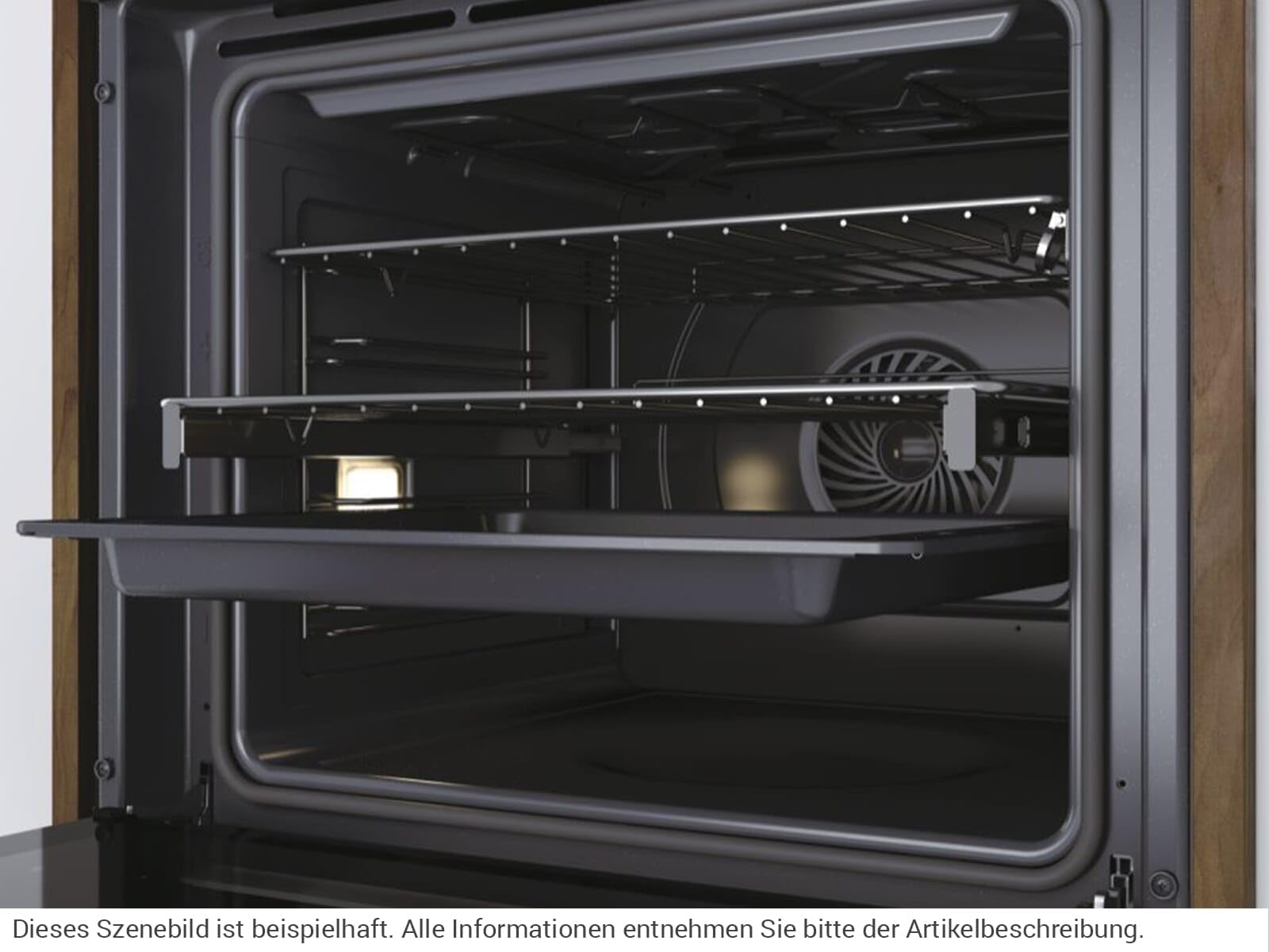 Haier I-TOUCH SERIE 4 HWO60SM5T9BHD Einbaubackofen/Nische 60 cm/Wi-Fi Funktion/Pyrolyse-Reinigung / 14 Funktionen, Schwarz