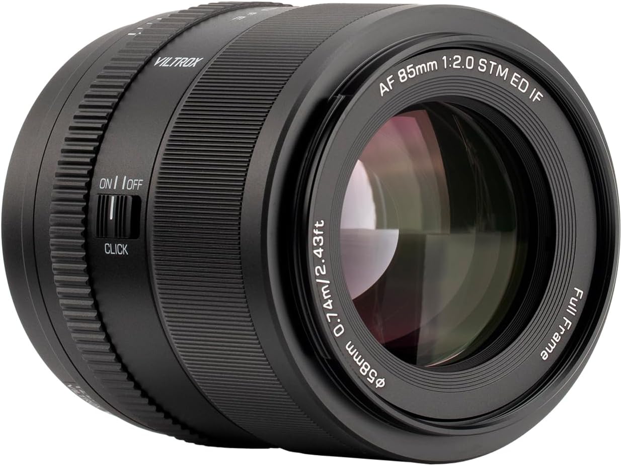 Viltrox AF 85mm F2.0 EVO FE, Full-Frame Standard Autofocus Lens, F2.0 Ultra-Wide Aperture, Lightweight and Portable, Compatible with Sony E-Mount Cameras