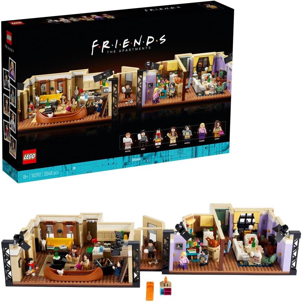 ICONS The Friends Apartments 10292 Building Blocks Toy Set (2,048 Pieces)
