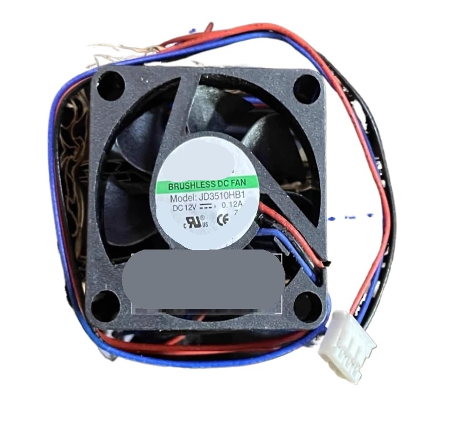 Ventilador de servidor eficiente de 12V con 3 cables y diseño compacto