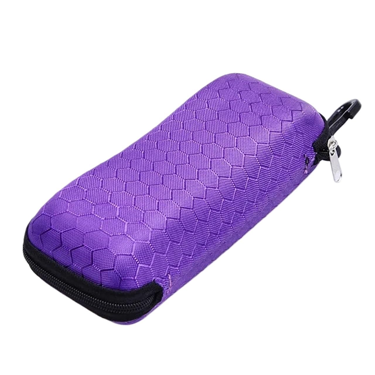 2 stücke Gläser Lagerung Box Brillen Fällen Abdeckung Reise Sonnenbrille Fall for Frauen Gläser Box Mit Lanyard Zipper Brillen Fällen for Männer FüR Damen